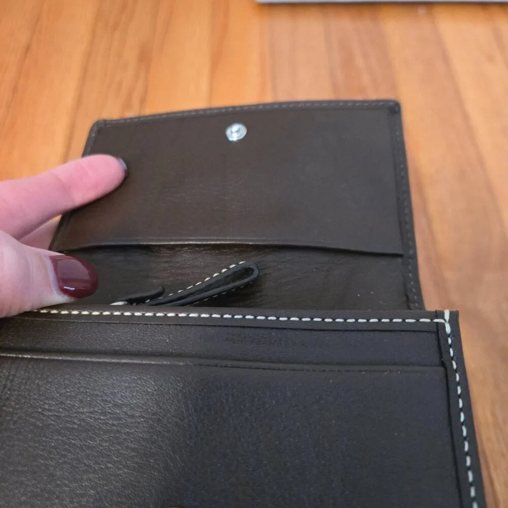 Coach Brown Wallet with keyring